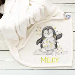 Personalised Blanket - Christmas Gift For Her Him Movie Penguin Children's - thumbnail 2