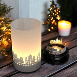 Salzburg Souvenir Premium Gift Box - Beautiful Motif Candle Creates Charming Shadow Play Ideal Keepsake For Fans - thumbnail 2