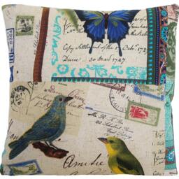 Tropical Cushion Cover Green Turquoise Decorative Throw Pillow Case Palm Tree Tokelau Island Reduced To Clear - thumbnail 3