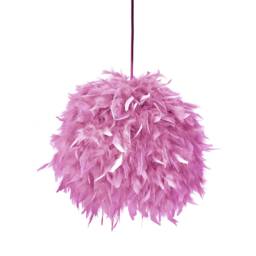 Pink Feathers Pendant Lamp, Nursery Lighting, Pendant Light Feather, Modern Light, Nordic Feathers Lighting - Feathers