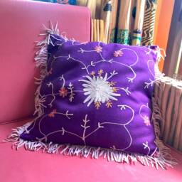 Kashmiri Embroidery Cushion Cover - thumbnail 3