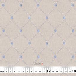 Adonis Embroidered 5 Colors Lattice Scrollwork Ogee Natural Polyester Curtain, Valance Pleated, Lined Drapery Panel Offered As Upgrades - thumbnail 3