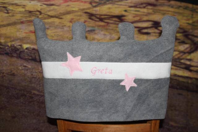 Chair Cover Crown Custom-Made Chair Throw Customizable Daycare School - image 1