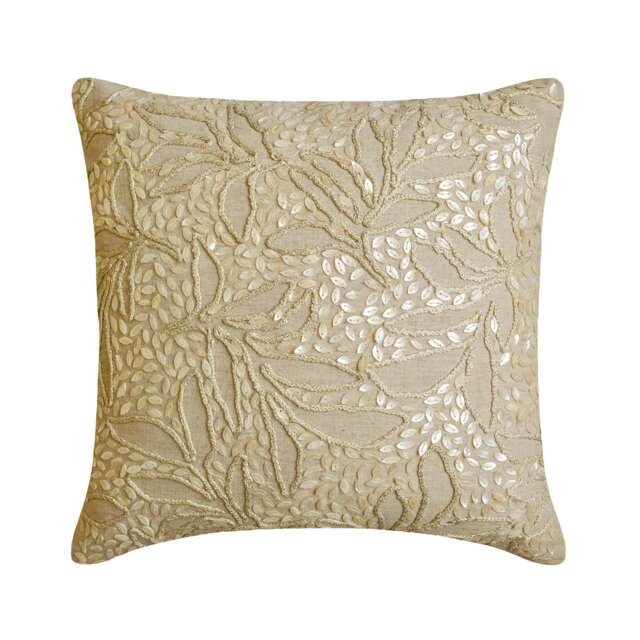 "Decorative Beige Pillow Case 24""x24""/26""x26" - image 1