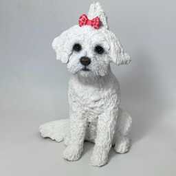 Pet Memorial, Clay Sculpture, Portrait, Dog Custom Loss Gifts, Portrait - thumbnail 2