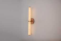 Spanish Stone Wall Sconce Light , Marble Cylinder Lamp Vanity Fixture, Sconce, Lamp, Small Lighting, Lamp
