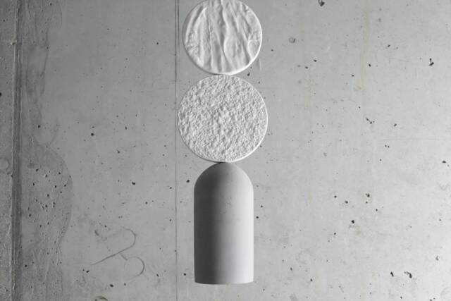 Handmade Plaster & Concrete Pendant Light Contemporary Modern Lighting - image 1