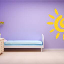 Sun Sunshine Yellow Wall Sticker Summer Holiday Happy Decal Car Art Vinyl Graphic Mural 5 Sizes - thumbnail 4
