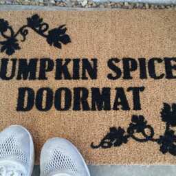 Pumpkin Spice Funny Doormat. A Gift For The Autumn Nut in Your Life, Halloween Decoration, Ideas - thumbnail 3