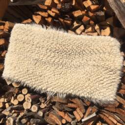Hand Woven Wool Rug Yellow Organic Floor Decor - thumbnail 2
