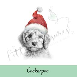 Personalised Dog Christmas Bauble, Cockapoo Ornament - thumbnail 2