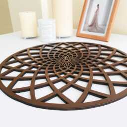 Torus Wood Wall Art, Sacred Geometry Decor, Round Artwork, Geometric Modern Hangings, Circle Sign, Flower Of Life, Bedroom Decoration - thumbnail 2