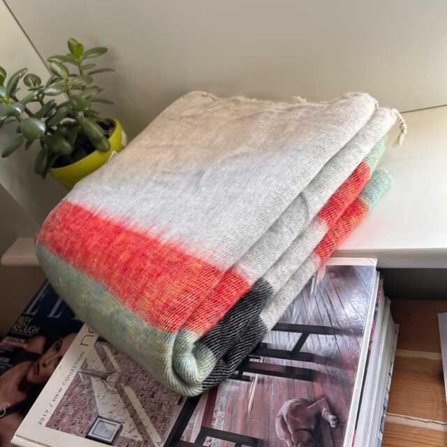 Hand-Loomed Yak Wool Blend Blanket Bed Sofa Throws Fairly Traded From Nepal Travel/Camping Pashminas Ideal Gift M5 - image 1