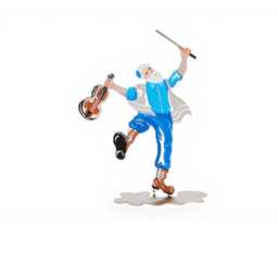 Jewish Musicians, Kleizmer Figurines, Israel Art, Dancing Hasidim, Wedding, Hasidic, Judaica Hasidim , Metal Music - thumbnail 2
