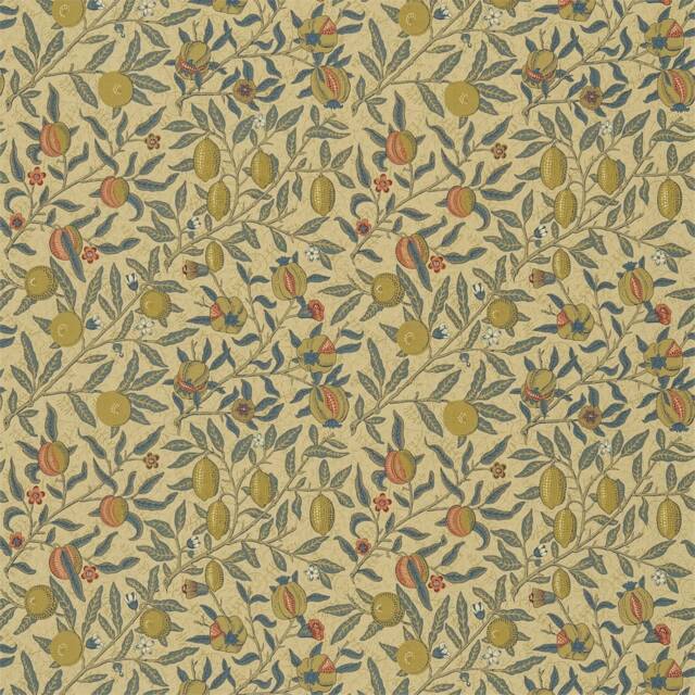 Morris & Co Fruit Door Curtain Mustard - image 1