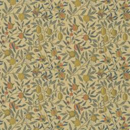 Morris & Co Fruit Door Curtain Mustard - thumbnail 1