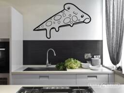 Pizza Wall Decal Removable Vinyl Pizzeria Decor 2421 - thumbnail 1