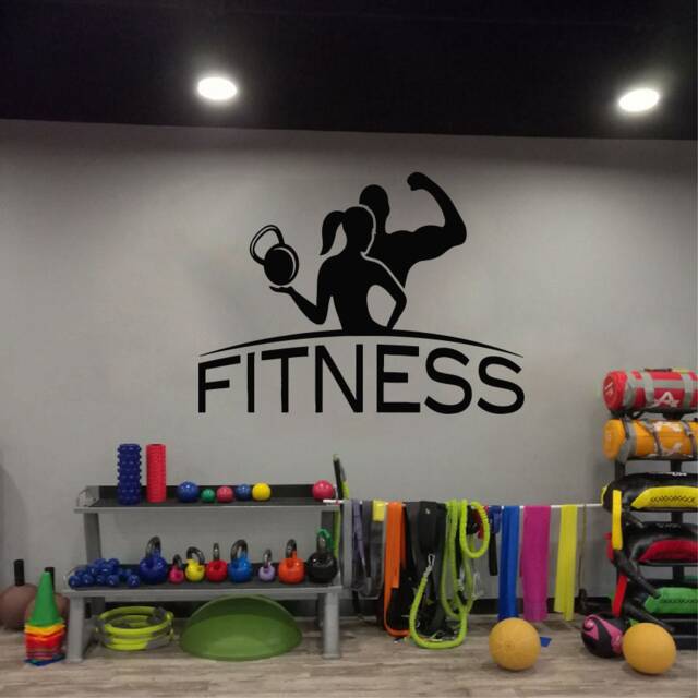 Fitness Wall Decal Motivational Gym Decor T746 - image 1