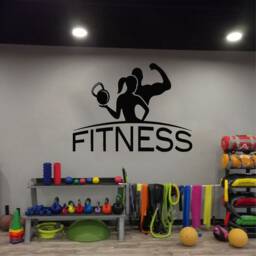 Fitness Wall Decal Motivational Gym Decor T746 - thumbnail 1
