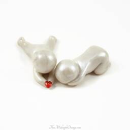 Handmade Care Figurine Set Sandplay Therapy Sculptures - thumbnail 2