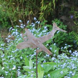 Rusty Metal Airbus A400M Atlas Garden Decoration, Plane Enthusiast Gift - thumbnail 3