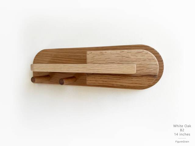 Small Entryway Organization, Key Holder, Wall Mount Coat Rack With Shelf, Mail Organizer, Exotic Hardwood Organizer For Home Decor - image 1