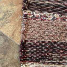 "Brown Rug, Brown Cotton 50 1/2"" L X 24" - thumbnail 2