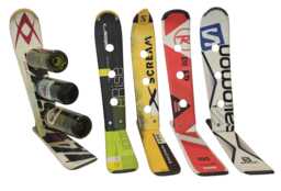 Recycled Snow Ski Wine Rack Spring Special, Customizable