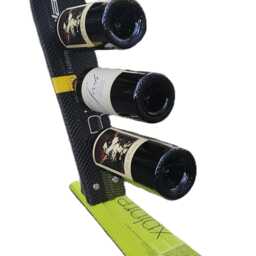 Recycled Snow Ski Wine Rack Spring Special, Customizable - thumbnail 2
