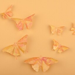 3D Butterfly Wall Art Autumn Splatter Paper Butterflies For Decor, Nursery, Children's Room - thumbnail 2
