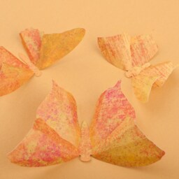 3D Butterfly Wall Art Autumn Splatter Paper Butterflies For Decor, Nursery, Children's Room - thumbnail 3