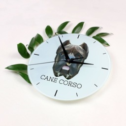 A Clock With A Cane Corso, Italian Mastiff Dog. New Collection The Geometric Dog - thumbnail 2