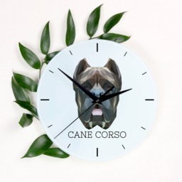 A Clock With A Cane Corso, Italian Mastiff Dog. New Collection The Geometric Dog - thumbnail 1