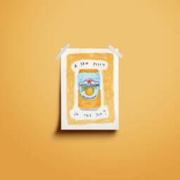 A San Pellegrino in The Sun? Wall Print - Summers Day Poster Orange Lover Aesthetic Art Holiday Fizzy Drink - thumbnail 3