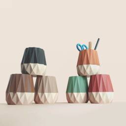 Wooden Pencil Pot, Storage, Idea For Office Accessories, Office Storage & Decoration, Scandinavian Design, Gift Home - thumbnail 2