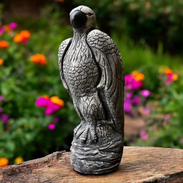 Concrete Eagle Statue Stone Bird Figurine Cement Garden Sculpture Outdoor Yard Ornament Handmade Raptor Decor Gift For Lover - image 1