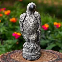 Concrete Eagle Statue Stone Bird Figurine Cement Garden Sculpture Outdoor Yard Ornament Handmade Raptor Decor Gift For Lover - thumbnail 3