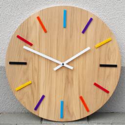 Large Wall Clock - Oak 19 - thumbnail 3
