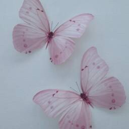 Pastel Pink 3D Butterfly Wall Decor Nursery Or Girl's Room, Set Of 6 - thumbnail 4