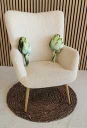 Artichoke Pillow Velvet Plush, Kitchen & Dining Decor - thumbnail 1