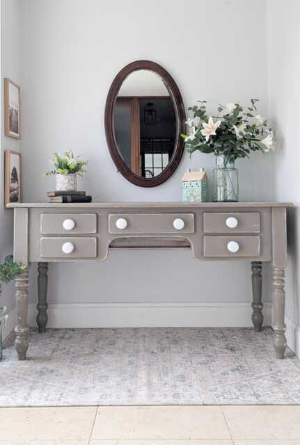 Vintage, Rustic Country Style Solid Pine Desk/Dressing Table - image 1