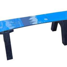 Burton Recycled Snowboard Bench Or Table Handmade Outdoor Seating - thumbnail 2