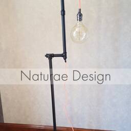 xl Raw Wood Lighting Lamp Design Loft Vintage Edison Natural - thumbnail 3