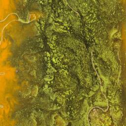 Rectangle Orange Green Wall Clock Abstract Home Decor, Unique Desk For Mantle Table , Modern Glass Art Decor - thumbnail 3