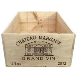 Grand Cru Margaux 12 Bottle French Wooden Wine Box - First Growth Crate Ideal For Storage Solutions Or Your Cellar Store - thumbnail 2