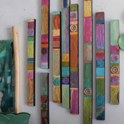 Spring Decor 1 Pastel Wood Totem 3 - thumbnail 3