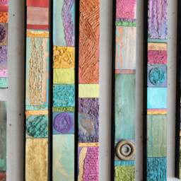 Spring Decor 1 Pastel Wood Totem 3 - thumbnail 2