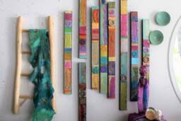 Spring Decor 1 Pastel Wood Totem 3