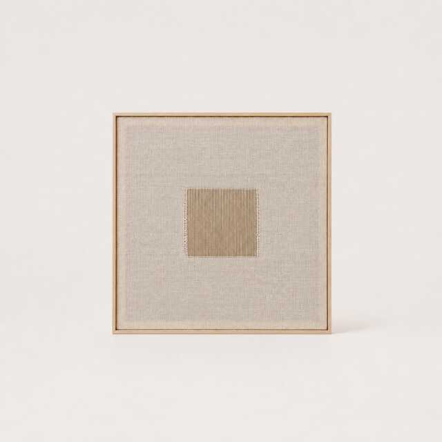 Square Framed Decoration - Woven Wall Hanging Bedroom Art For Living Room Natural Fiber Decor Boho Diskuer - image 1