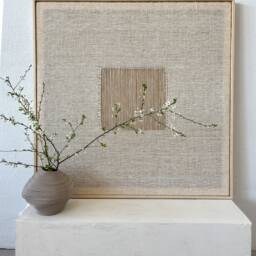 Square Framed Decoration - Woven Wall Hanging Bedroom Art For Living Room Natural Fiber Decor Boho Diskuer - thumbnail 4